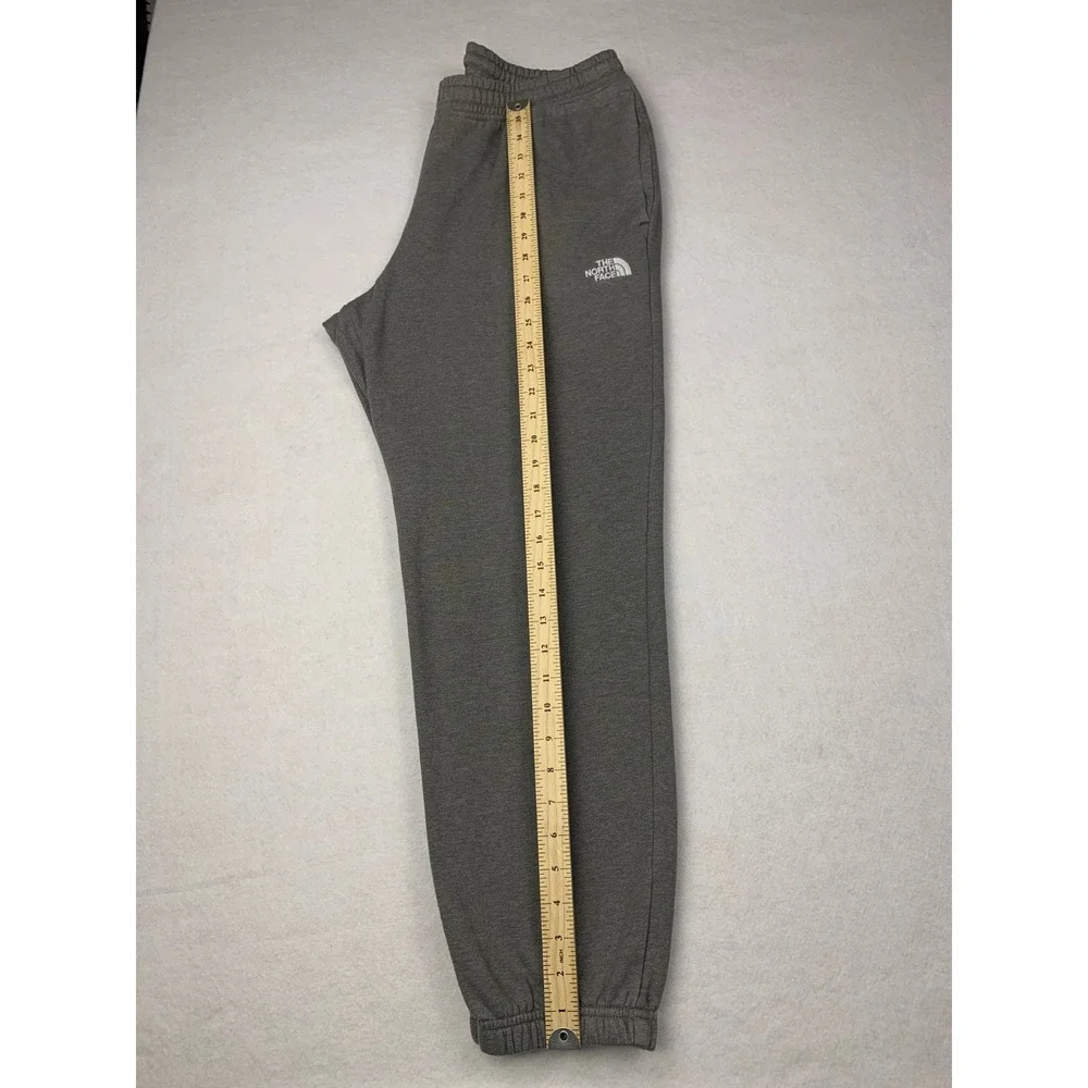 The North Face Sweatpants Mens Large Gray‎ Fleece Joggers Elastic Cuff Pants L